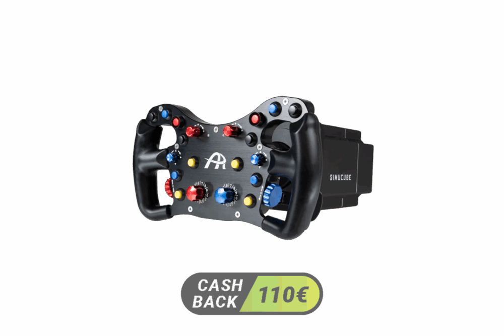 Ascher F64 V3 x Simucube 2 Wheelbase Bundle