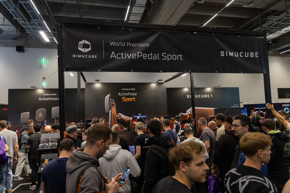 ActivePedal Sport at SimRacing Expo — the first hands-on