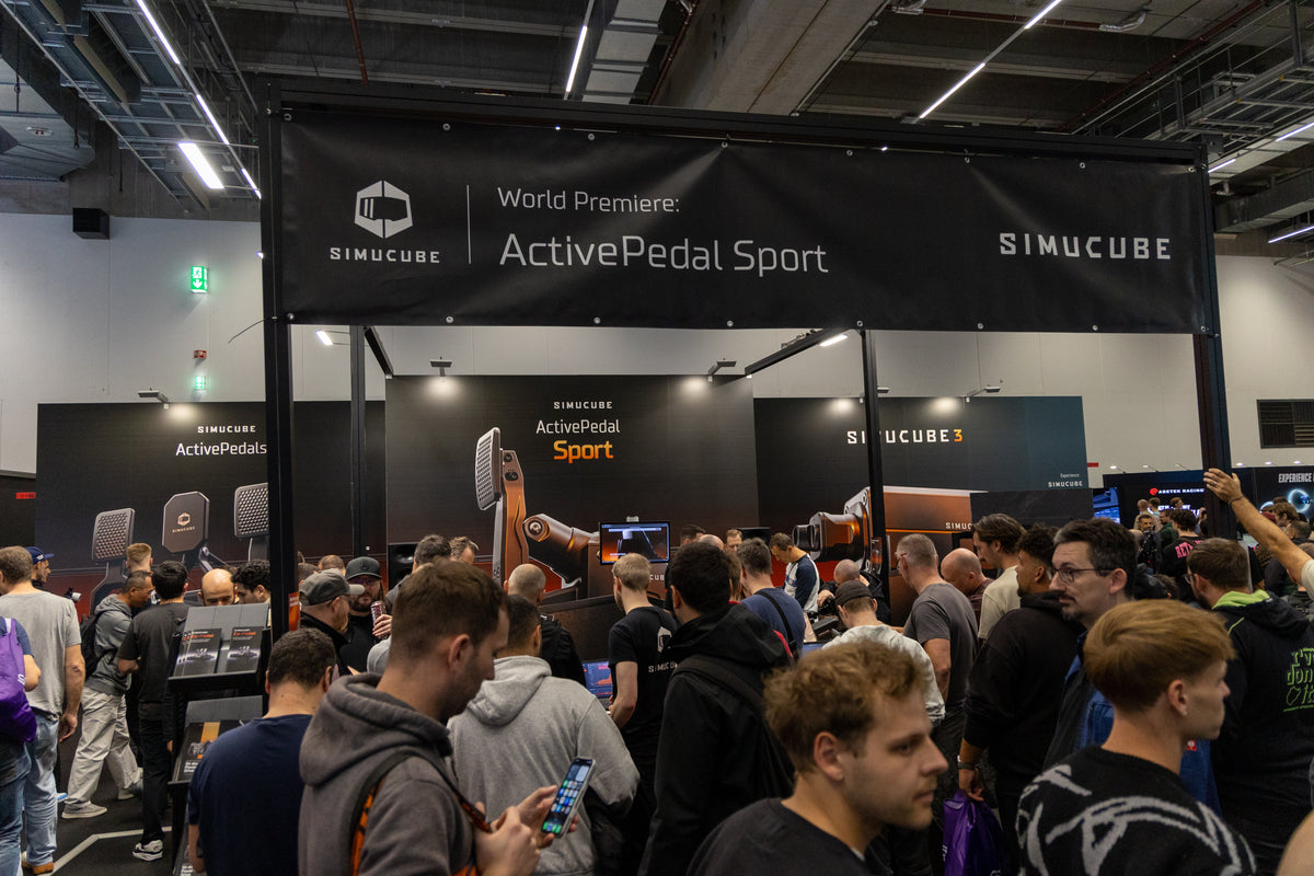 ActivePedal Sport at SimRacing Expo — the first hands-on