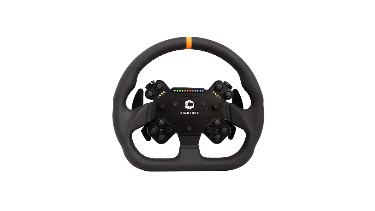 Simucube Valo Leather wheel