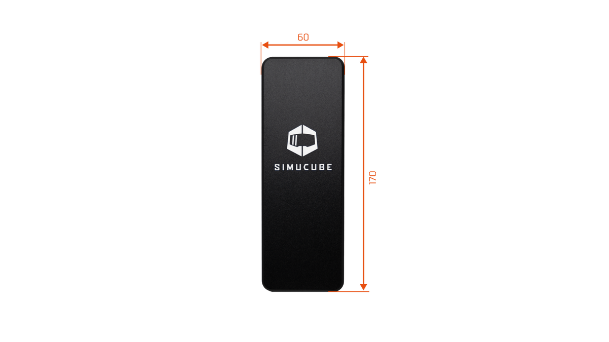 Simucube Throttle Pedal Face Flat