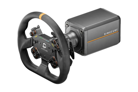 Simucube Valo Leather x Simucube 3 Wheelbase