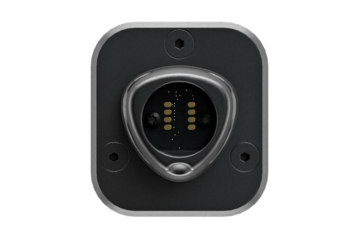 Supports wireless data and power transfer