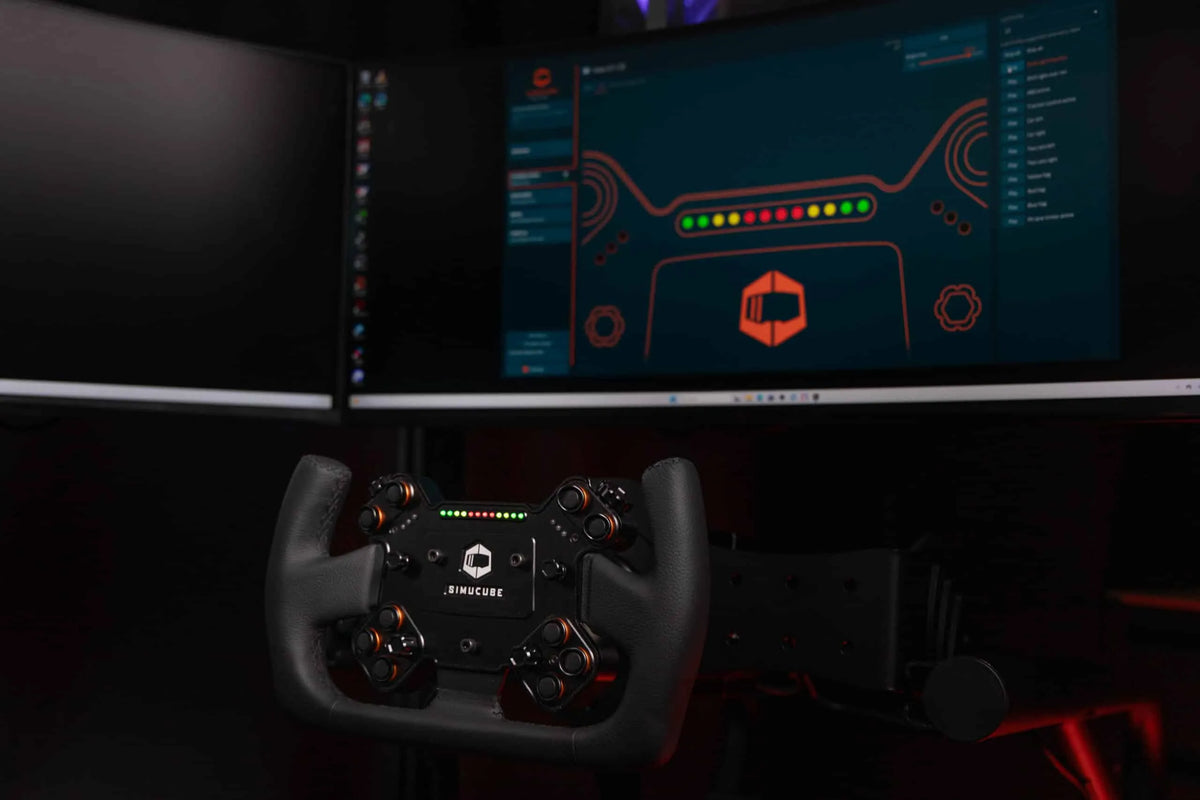 Premium sim racing wheel